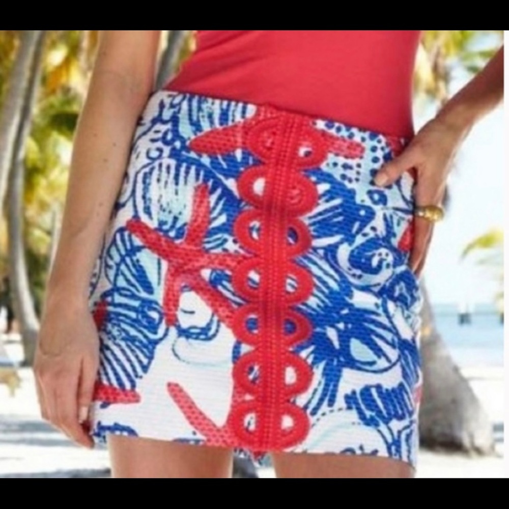 Lily Pulitzer Tate Mini Skirt Size S